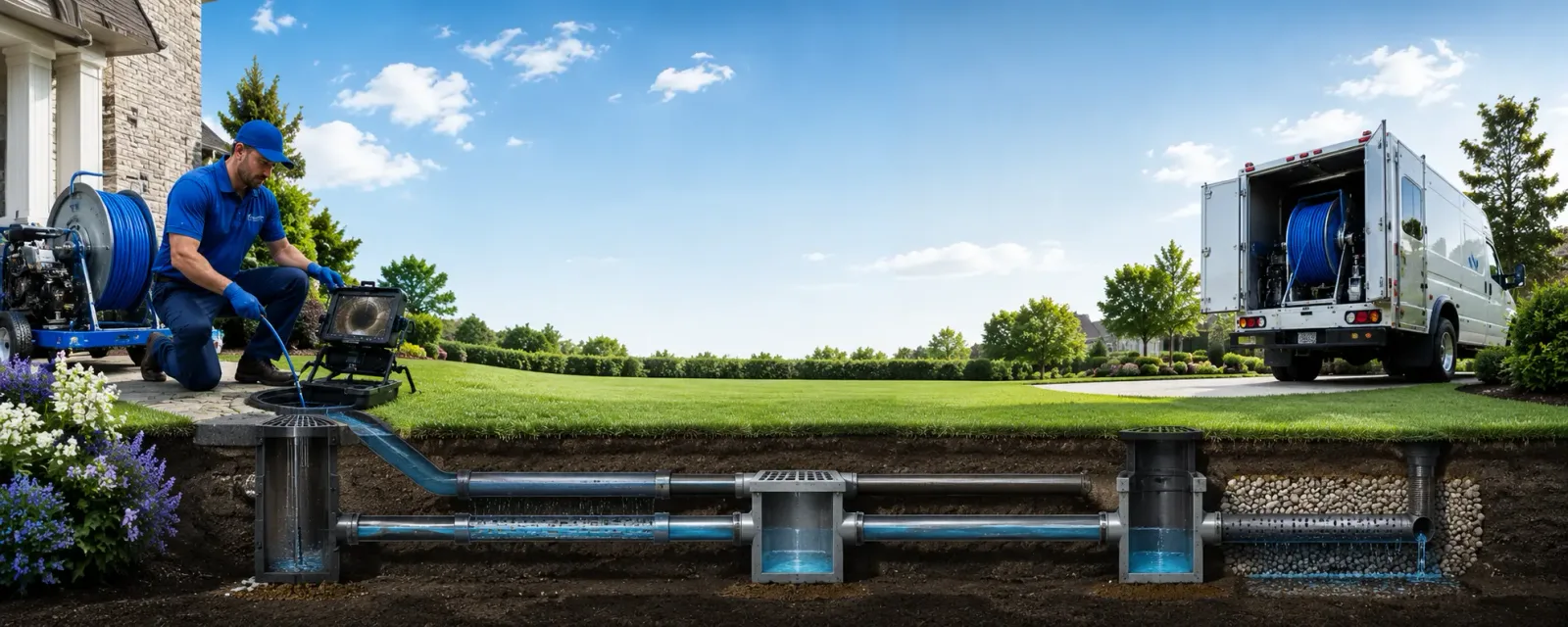 Outdoor drain cleaning information for Lampasas, TX